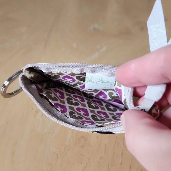Vera Bradley hearts zippered coin ID wallet - Picture 3 of 3